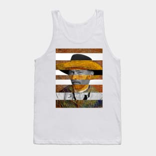 Self Portrait by Vincent Van Vogh and Lee Van Cleef Tank Top